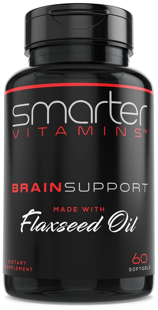 智能脑支持 Nootropic 补编,用Alpha-GPC,L-Tyrosine & Acetyl L-Carnitine ALCAR, Flaxseed Oil, ALA DHA, 60 Softgel Energy Pills 制造