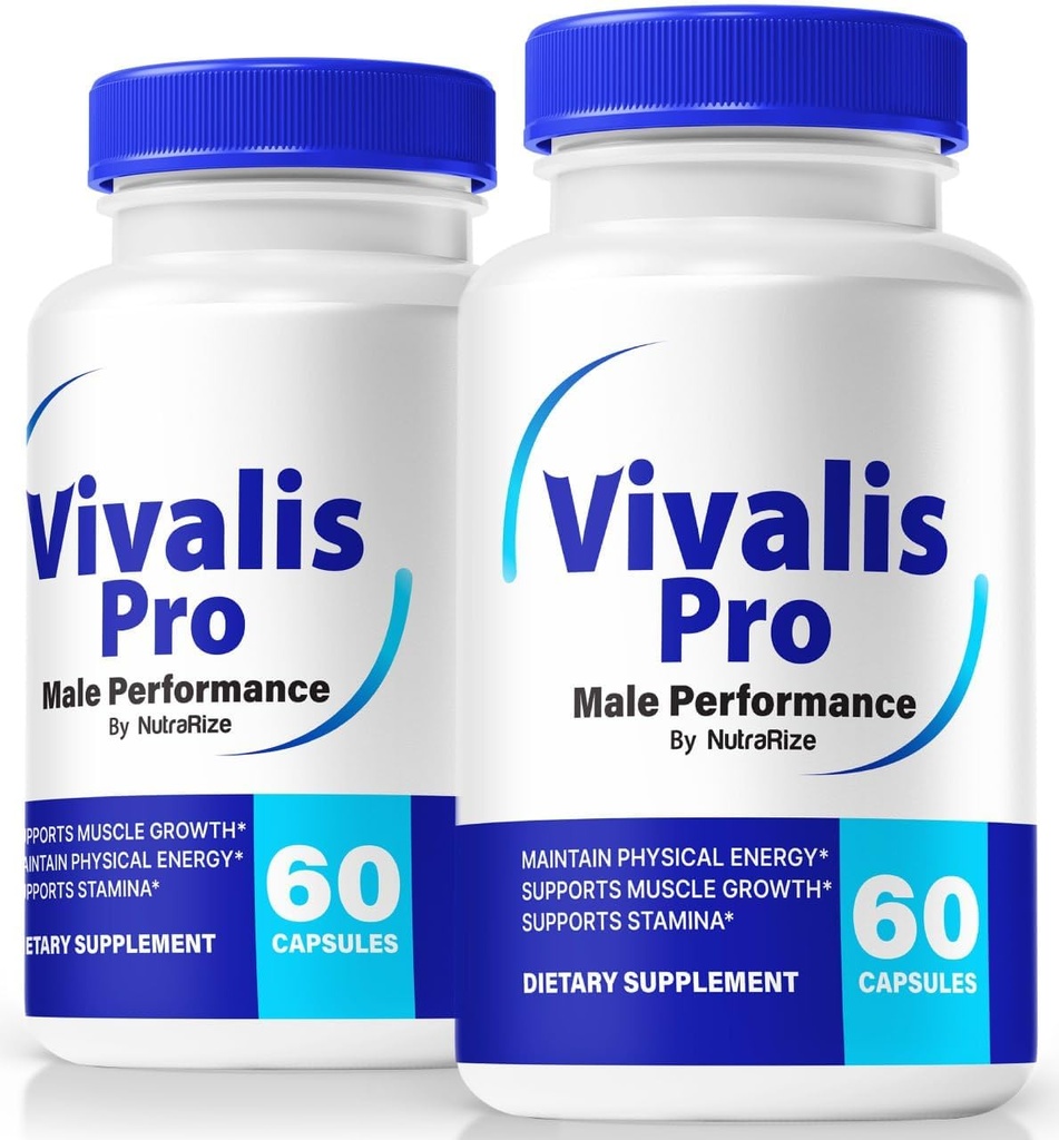 (2 Pack) Vivalis Pro Pills - 快速动作能量,耐力和性能的Premium Male公式, 活性与平衡生活方式的Vivalis Pro Capsules, Official Viva Lis Pro (120 Capsules)