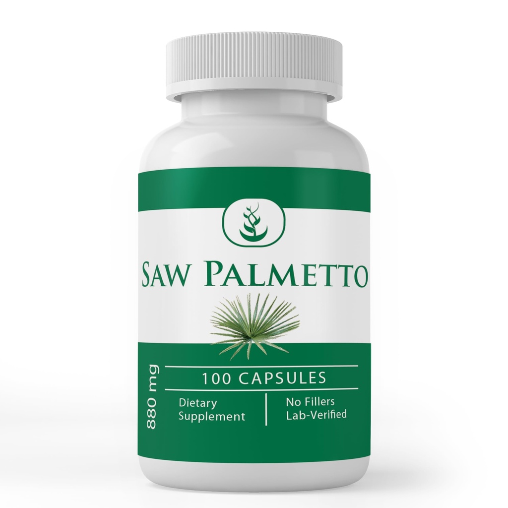 Saw Palmetto, (100 Capsules) 永远纯洁, 无添加剂或填充器, 实验室验证