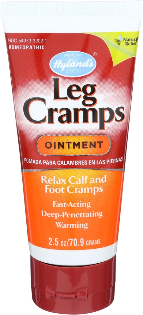 (原始内容存档于2018-07-26). Hyland's Leg Cramps Ointment, Arnica Gel Leg Cramp Relief, 自然救济卡尔夫, Leg and Foot Cramp, 2.5 oz).