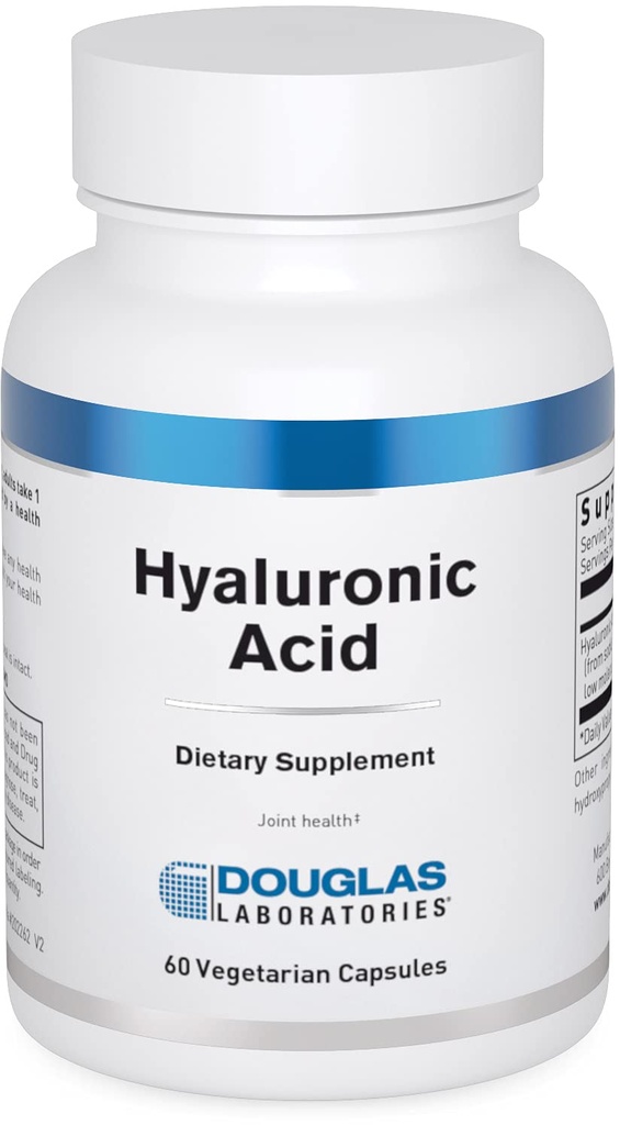 道格拉斯实验室 Hyaluronic Acid 70 mg Hyaluronic Acid用于关节和皮肤健康 60 capsules