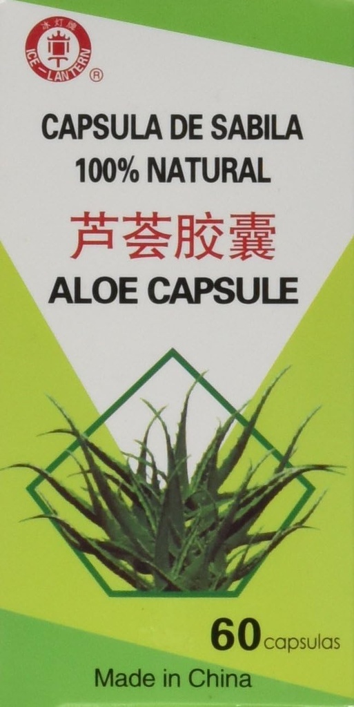 中国语 100% 天然 Aloe Vera 提取草药 Capsules