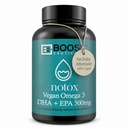 BoostCeutics Vegan Omega 3 补充500mg Dha Epa Vegan 软胶 - 没有 Stearates 非 GMO Gluten 自由 QQ 60 Ct 心脏和脑健康