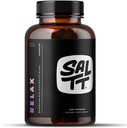 SALTT 放松 - 镁胶囊补充 - 203mg 氧化镁 氯化物 w/钠,钾,电解质 - Vegan, 糖和糖自由 - 240 Counter - Keto Chow