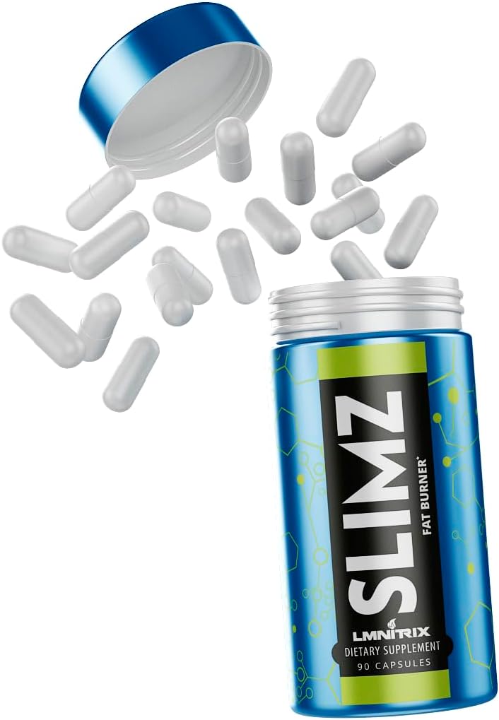 SLIMZ Fat Burner & Mood 增强器 - 起作用的饮食药丸 - 体重损失补充剂 - 失去体重,摆脱压力并控制你的健康旅程 - 90卡普尔
