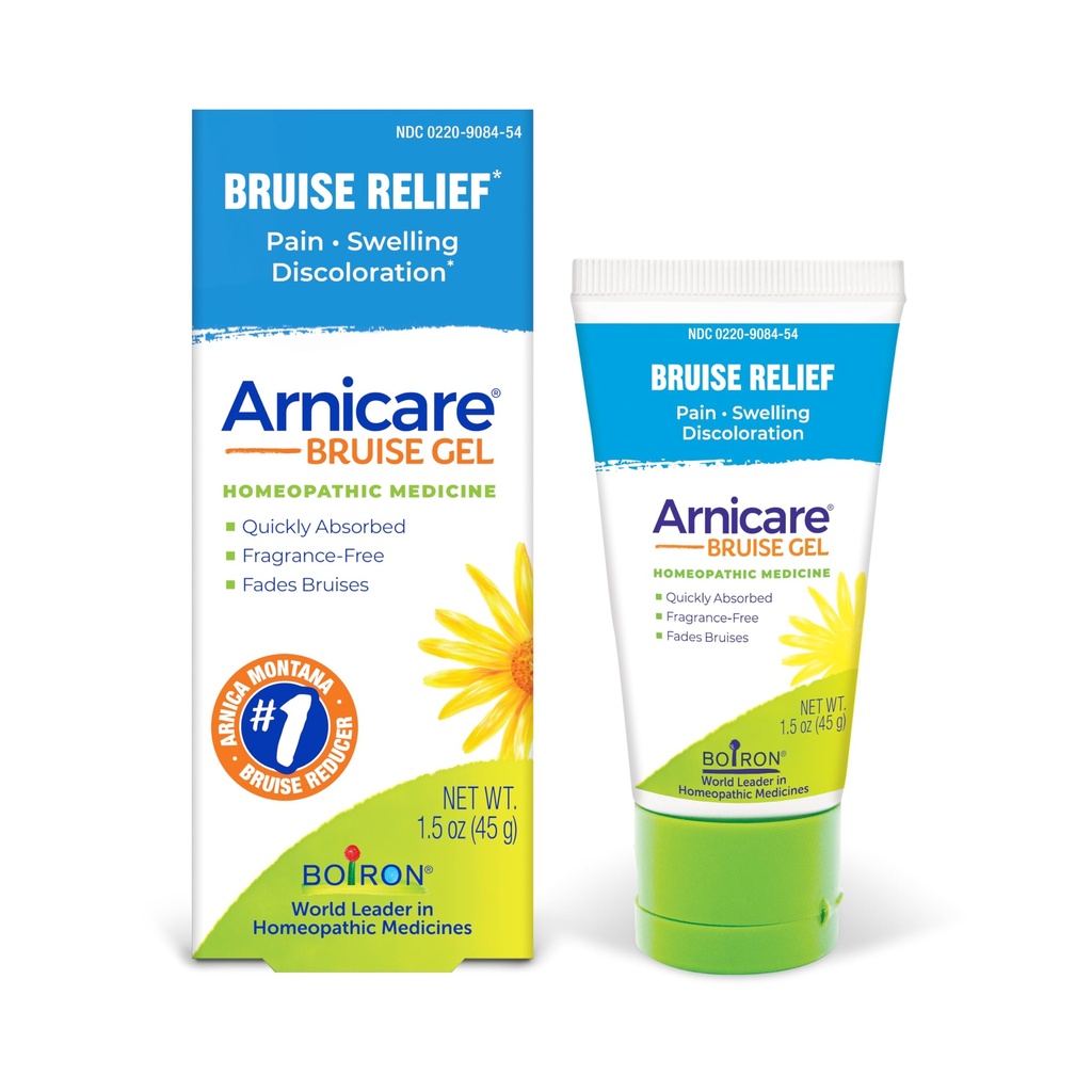Boiron Arnicare Bruise Gel 治疗疼痛、炎症或发作、疼痛和失色 -- -- 无油污和无油污 -- -- 1.5 oz