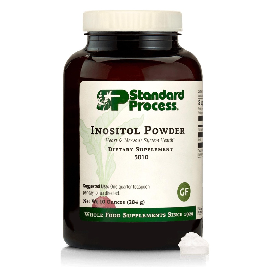标准过程 Inositol粉剂 - 心血管和神经系统支持的日常心脏补充剂 - Gluten-free, Non-Dairy & Non-Soy - 10 Ounces (405 services)