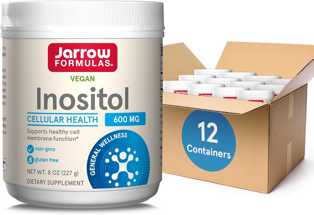 Jarrow Formules Inositol 600 mg,细胞健康支助膳食补充,8 oz粉,约378天供应