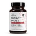 Mercola Pure Power Energy Boost博士,30名服务员(30名Capsules),Ginseng + B12,饮食补充,Boost 物理和精神能源,非GMO