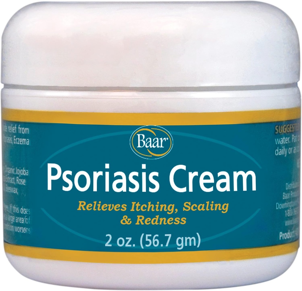 (原始内容存档于2018-09-29). Baar Psoriasis Cream, 2 oz.