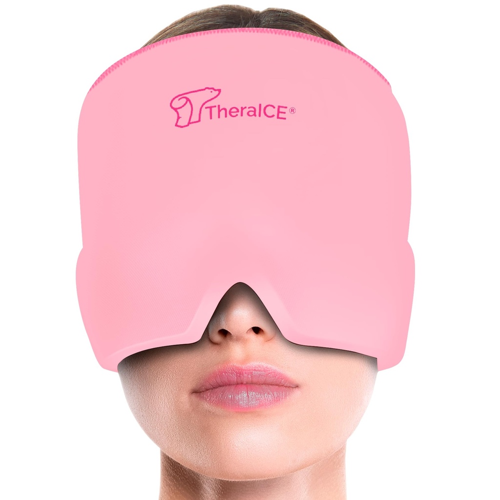 TheraICE头痛救济帽,Migraine冰包面罩产品,女性冷却Gel帽子,面部冷压缩头包给她的压力. 给妈妈、姐姐、奶奶、女朋友和老师的生日礼物