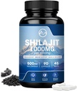 Shilajit补编, Shilajit Capsules 含富尔维奇酸的男女配料, Shilajit 含85+ 能源、性能和免疫健康追踪矿物