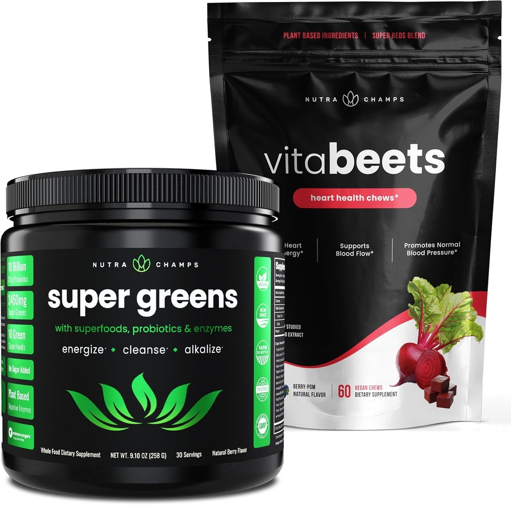 NutraChamps 超级绿色和甜菜