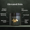 超健康Omega 3 鱼类油处理 w/MSM, Glucosamine, Chondroitin, EPA/DHA 狗:高温宠物鱼油,图尔美和联合补充剂 + 过敏性炖菜 - 超高级狗维生素补充剂