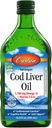 Carlson - Cod Liver Oil, 1100 mg Omega-3s + A & D3, Wild-Caught 挪威北极Cod-Liver Oil, 可持续来源的北欧鱼类油液, 不受欢迎, 500 mL (16.9 Fl Oz)