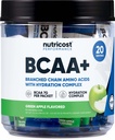 营养成本 BCAA+ 水合绿色苹果 Flavored (20 Stickpacks) - 带水合物的分支链氨酸 - 无胶,非GMO