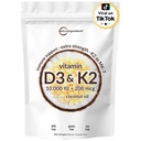 微成份 维生素 D3 10,000 IU + K2 MK-7 200 mcg, 300 软胶 配有 Virgin Coconut Oil → 2-in-1 Vitamins D&K Complex → Extra strongs, Easy to Swallow, Non-GMO, Gluten Free