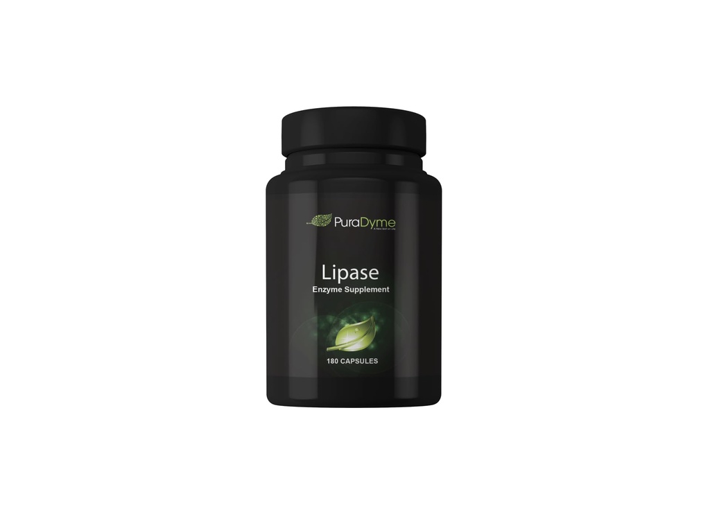 PuraDyme Lipase 酶 180 Capsules 消化酶 (1)