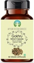 Gokhru 提取500mg - 60 蔬菜 Capsules - Terrestris - 所有自然 - 100% Vegan - Gluten - Free - GMP 认证
