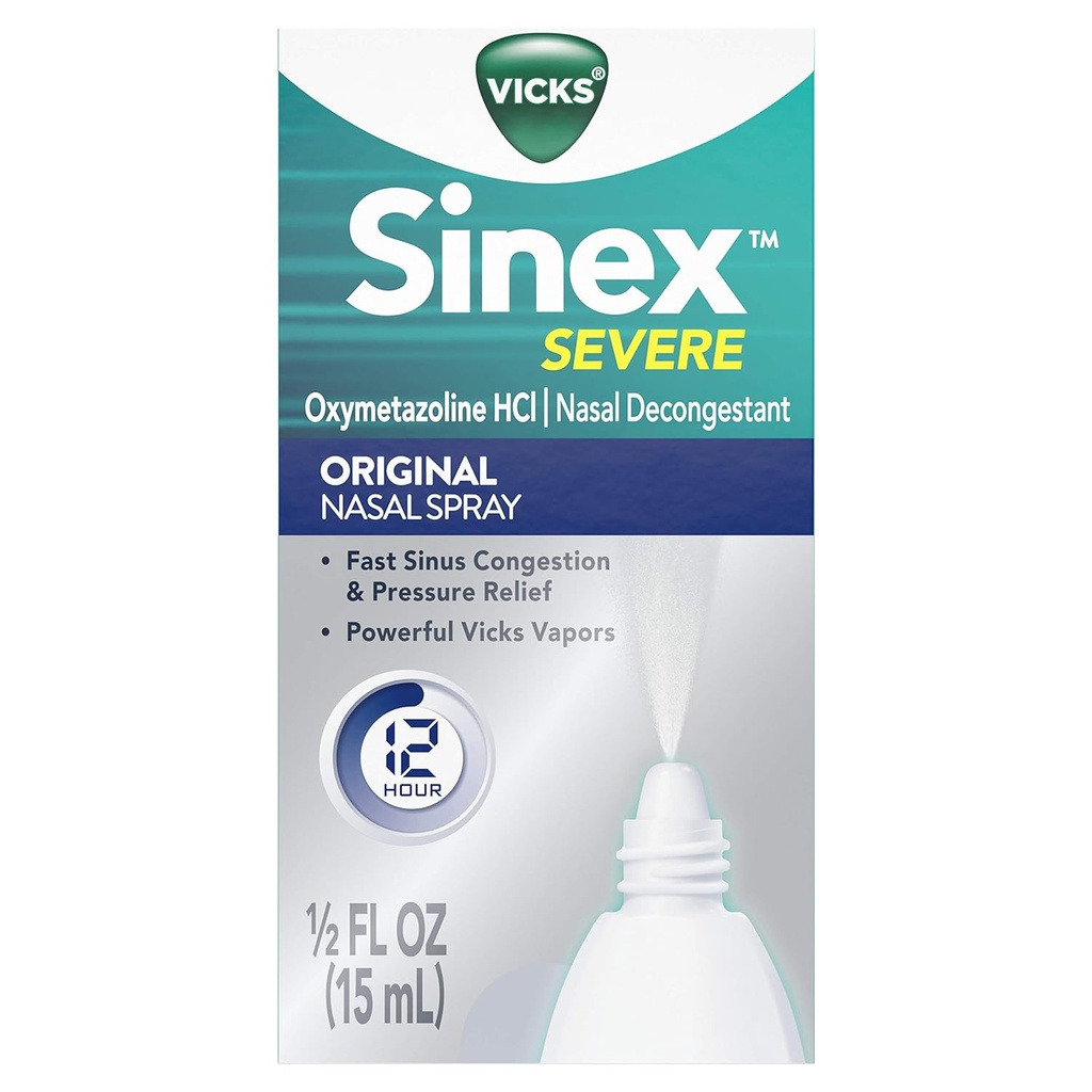 Vicks Sinex 严重鼻喷雾 0.50 oz