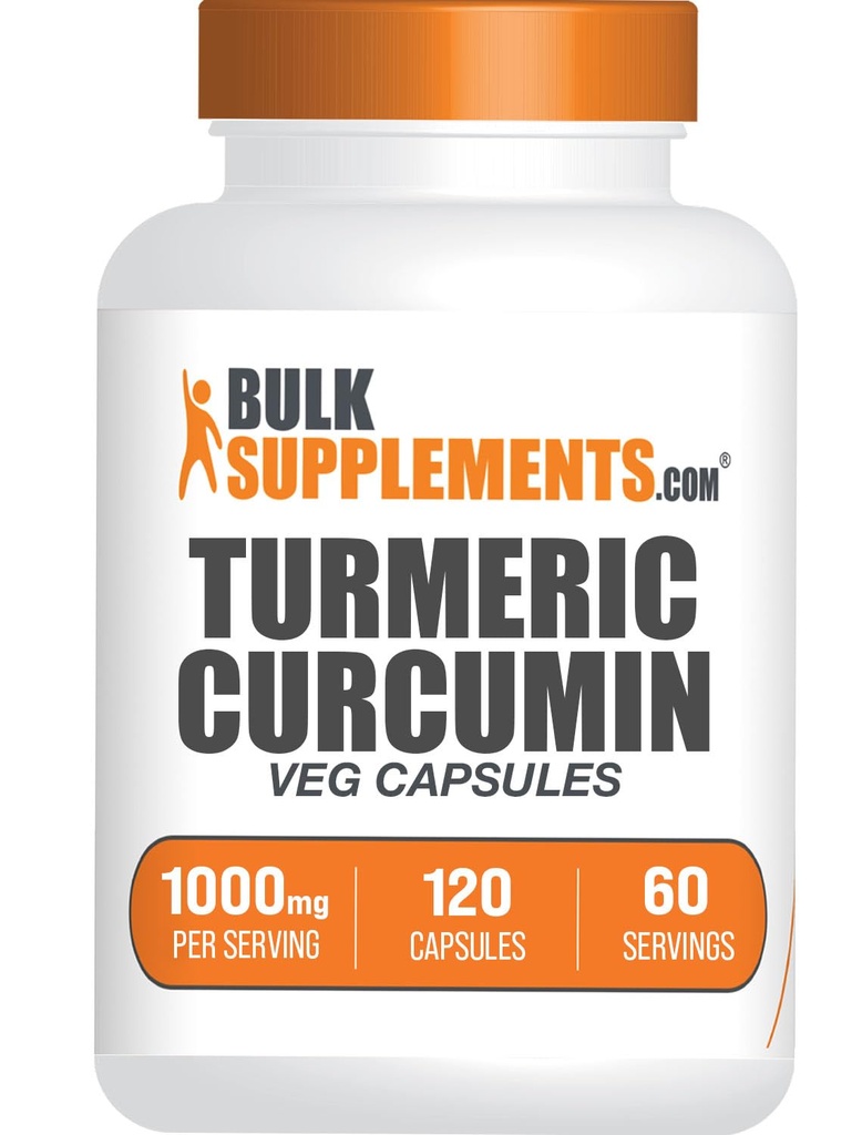 Bulk Assupports.com Turmeric Extract Capsules - Turmeric Supplements, Turmeric Curcumin Supplement 1000mg - Gluten Free, 120 Veg Capsules (Pack of 1) (中文(简体) ).