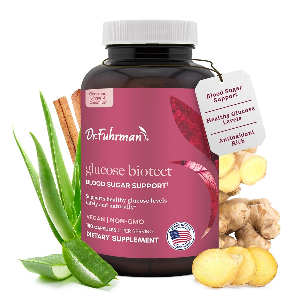 Fuhrman Glucose博士 生物质地天然血糖支持 180 Capsules