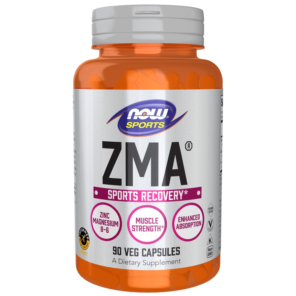 食品运动营养,ZMA(Zinc、镁和维生素B-6)、强化吸收、体育恢复*、90卡普勒