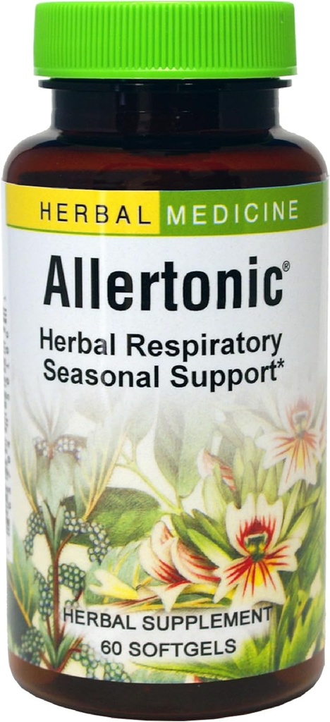 Herbs Etc. Alertonic - 健康呼吸支持 - Herbal Blood to Aid against 季节性不适症 - 肺和呼吸卫生支持 - 60 Softgels (60 services)