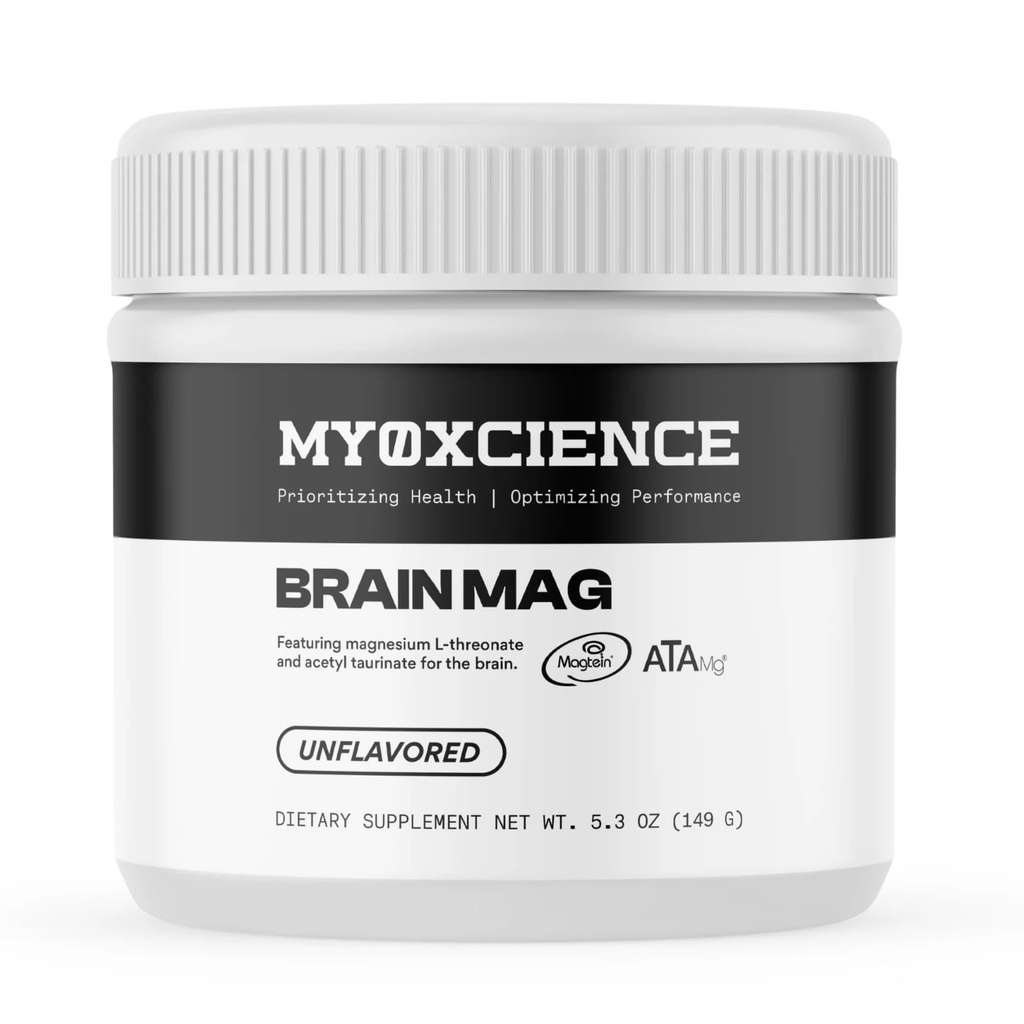 MYOSCIENCE 大脑 Mag L-Threonate Magtein & Magnesium Glycnit Powder (Uniformed)(60架服役)