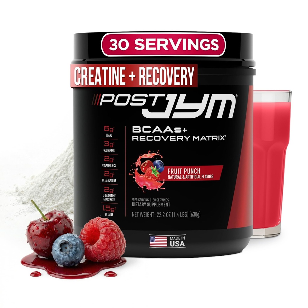JYM Active Matrix - 与卡卡AA,Glutamine,Creatine HCL,Beta-Alanine,以及更多JYM 补充科学水果扑克,30种服务合作后