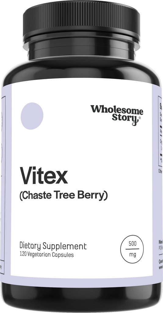 (原始内容存档于2018-12-03). 健康故事 组织 Vitex Chasteberry 女性补充品 荷尔蒙平衡,生育支持和时期条例 Vitex Berry Agnus Castus 摘录 120 Capsules | Chaste 树莓