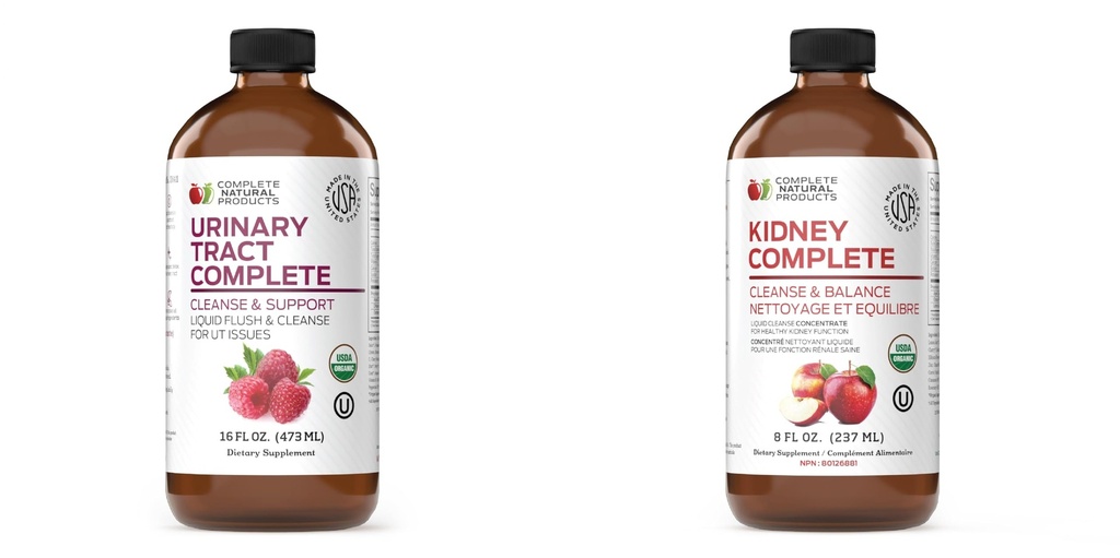 完成天然尿液Tract 完成 8oz & Kidney 完成 8oz Bundle