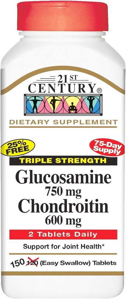 21世纪三强Glucosamine和Chondroitin - 150平板