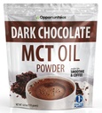 缩写:Opportuniteas MCT 油粉,咖啡的Keto Creamer,饮料和烟雾,低卡布 Keto 友好度,Boost 能量和Mental Focus, Ketogenic Edit, Gluten Free & Non-GMO, 暗巧克力 6 oz
