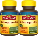 " 自然制造Ashwagandha Capsules 125mg 压力支持 " , " 60 Capsules " , " 60天供应 " (包2)