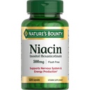 (原始内容存档于2019-09-21) (英语). Nature's Bounty Niacin 500 mg Flush Flush, 细胞能量支持, 支持神经系统健康, 120 Capsules
