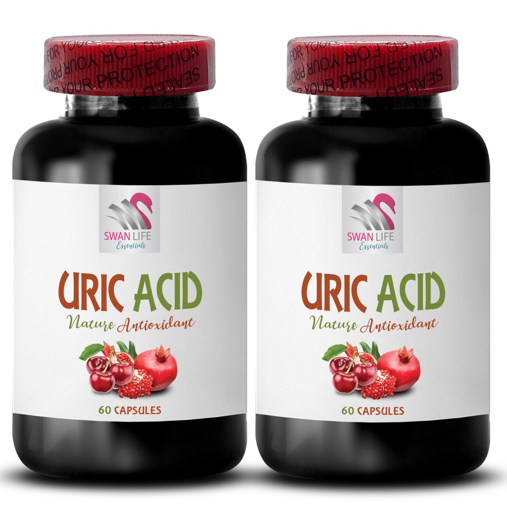 尿酸水晶合金 - URIC酸 - 尿酸管理,尿酸补充剂,尿酸下游的自然途径,Cranberry提取剂,Cranberry男性补充剂,Tart Cherry提取剂 2Bot
