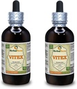 Vitex(Vitex Agnus-Castus) 丁香,有机干燥贝里什液体提取物(Brand name:Herbalterra, Proudly Made in USA) 2x4 fl.oz(2x120 ml)