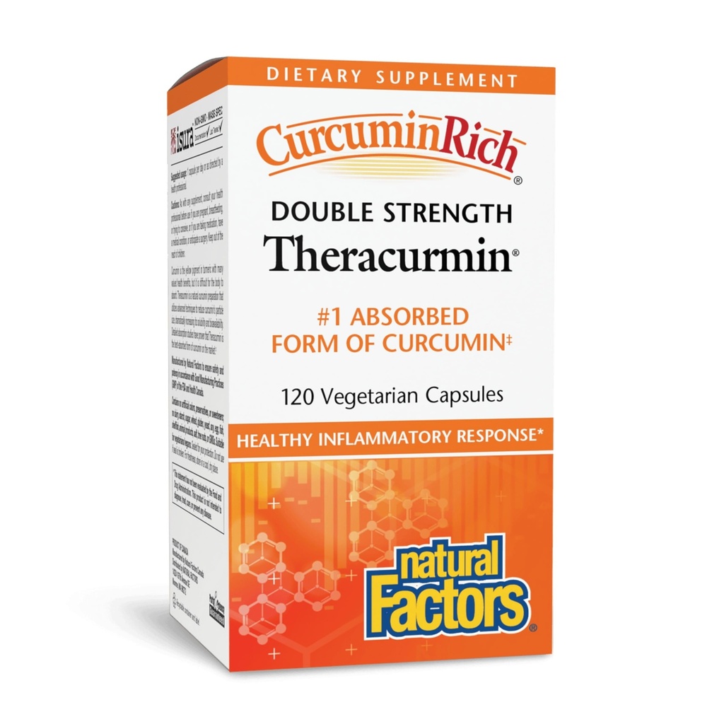 CurcuminRich 双强塞拉库尔敏 - 配有Curcumin的抗氧化剂辅助剂 - 饮食辅助剂 Aids Muscle & - 120 Vegetarian Capsules (120 services)