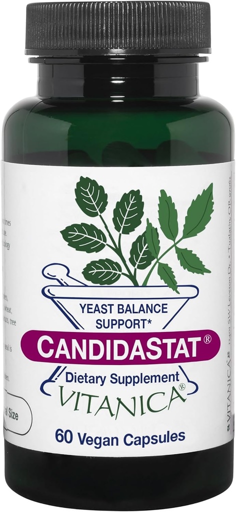 Vitanica Candidustat, 平衡支助, Vegan, 60 Capsules
