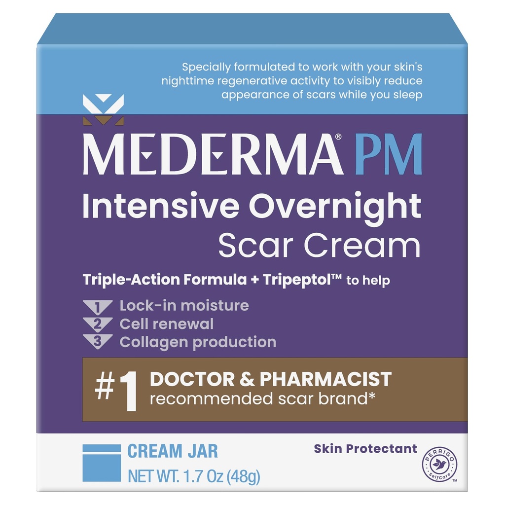 Mederma PM 超夜刀疤Cream- 用Tripeptol治疗刀疤,