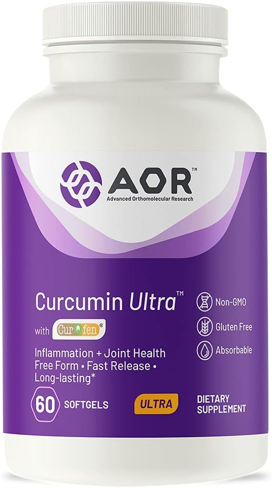 AOR、Crucumin Ultra、Premium补充、快速行动联合支助、60个软胶(60个服务)