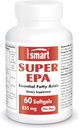 Supersmart - Super EPA 每天855mg(高强度) - EPA 鱼油补充剂 - 天然欧米茄 3 聚焦 - Eicosa Pentaenoic Acid Q| 非GMO & Gluten Free - 60 软胶