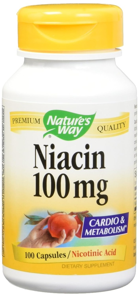 Niacin 100mg 100 Capsules (2包) 页面存档备份,存于互联网档案馆