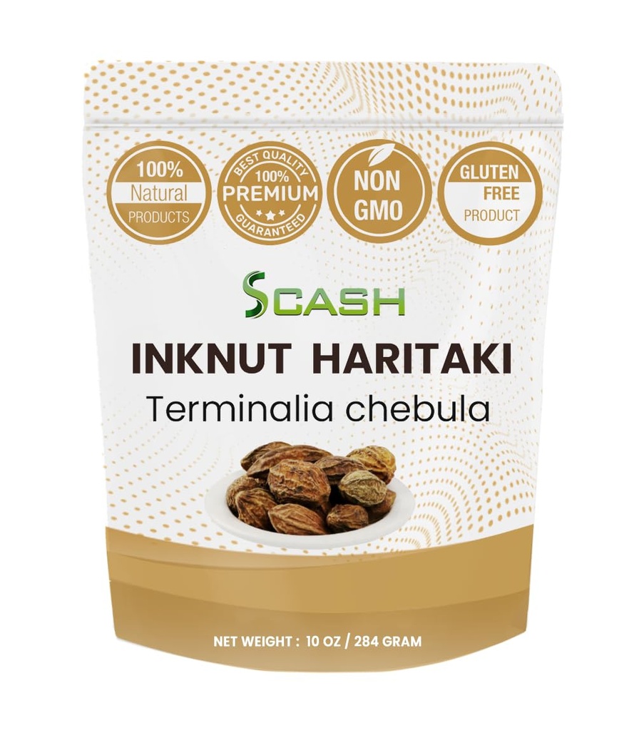 Haritaki/ Inknut 整体代表暗圆 | 10 Ounce(283格拉姆) | 100% 自然干草 |  Terminal  Terminal termineria chebula
