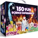 UNGLINGA 150 儿童男孩实验科学工具包,S.T.E.M Kit Toys Gifts Ideas birthday Christmas,化学断面大地测量学,火山,物理教育活动项目
