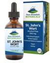 纯山植物学 St Johns Wort Tincture – Kosher Liquid St. John's Wort 无酒精提取500mg Vegan 补编