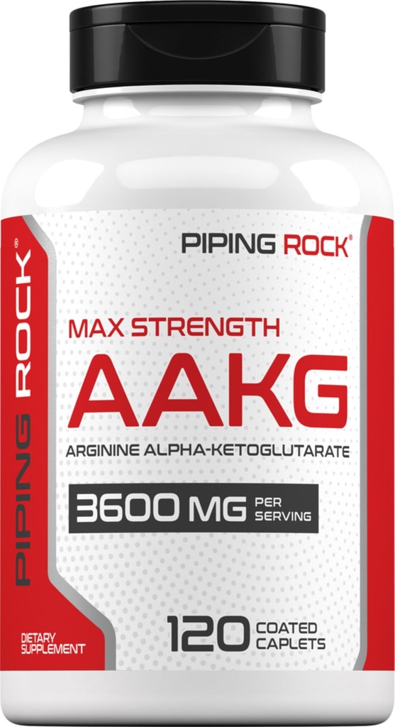 螺旋岩 AAKG 补充 120 Caplets → 3600 mg → Arginine Alpha-Ketoglutarate 补充 → Nitric Oxide 增强剂 → Max 力量 → 蔬菜,非GMO, Gluten Free