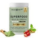 超级食品Reds & Greens粉 - 11.64 oz, Prebiotics & Probiotics for Digestive Health, 超级食品Reds & Greens Powder with Ashwagandha for Gut Health, 豁免,抗氧化剂, Vegan, 非GMO