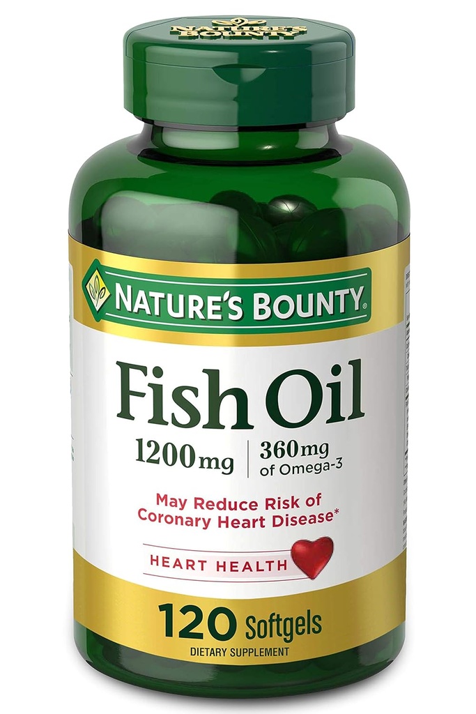 NBTY Fsh Oil 1200mg 24x120 SGL 美国